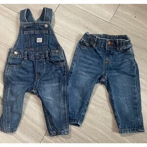 6-12 Month Old Navy Dark Blue Jeans